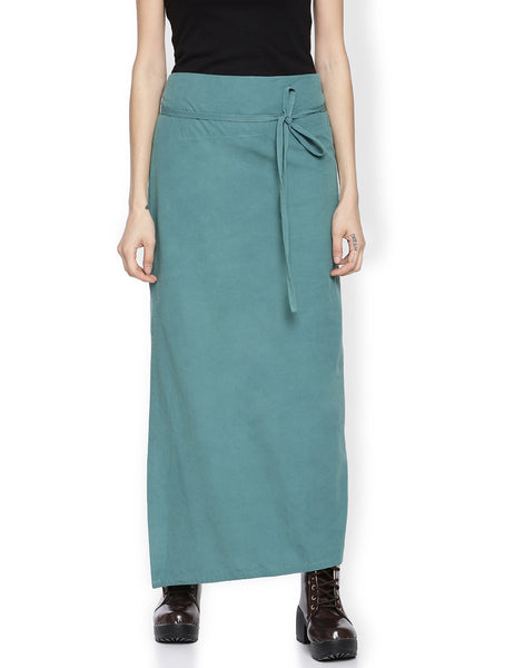 Bluecorn Asymmetric Wrap Skirt