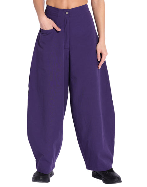 Purple Fitted Cocoon Pant