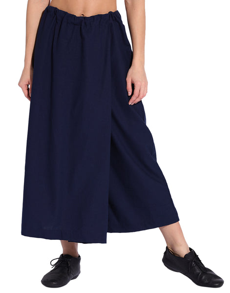 Navy Blue Wrap Over Pant