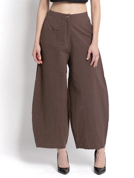 Tobacco Fitted Cocoon Pant