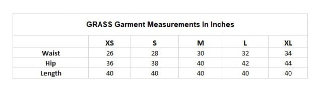 Regular Fit Jeans Size Chart