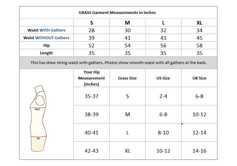 Pathankot Pant Size Chart