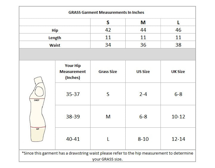 Machilipatnam Shorts Size Chart