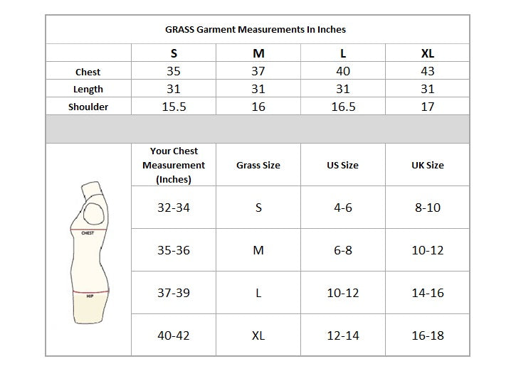 Simple Tunic Size Chart