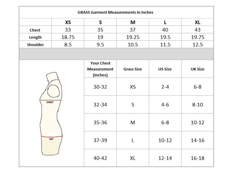 Tie up Spaghetti Size Chart