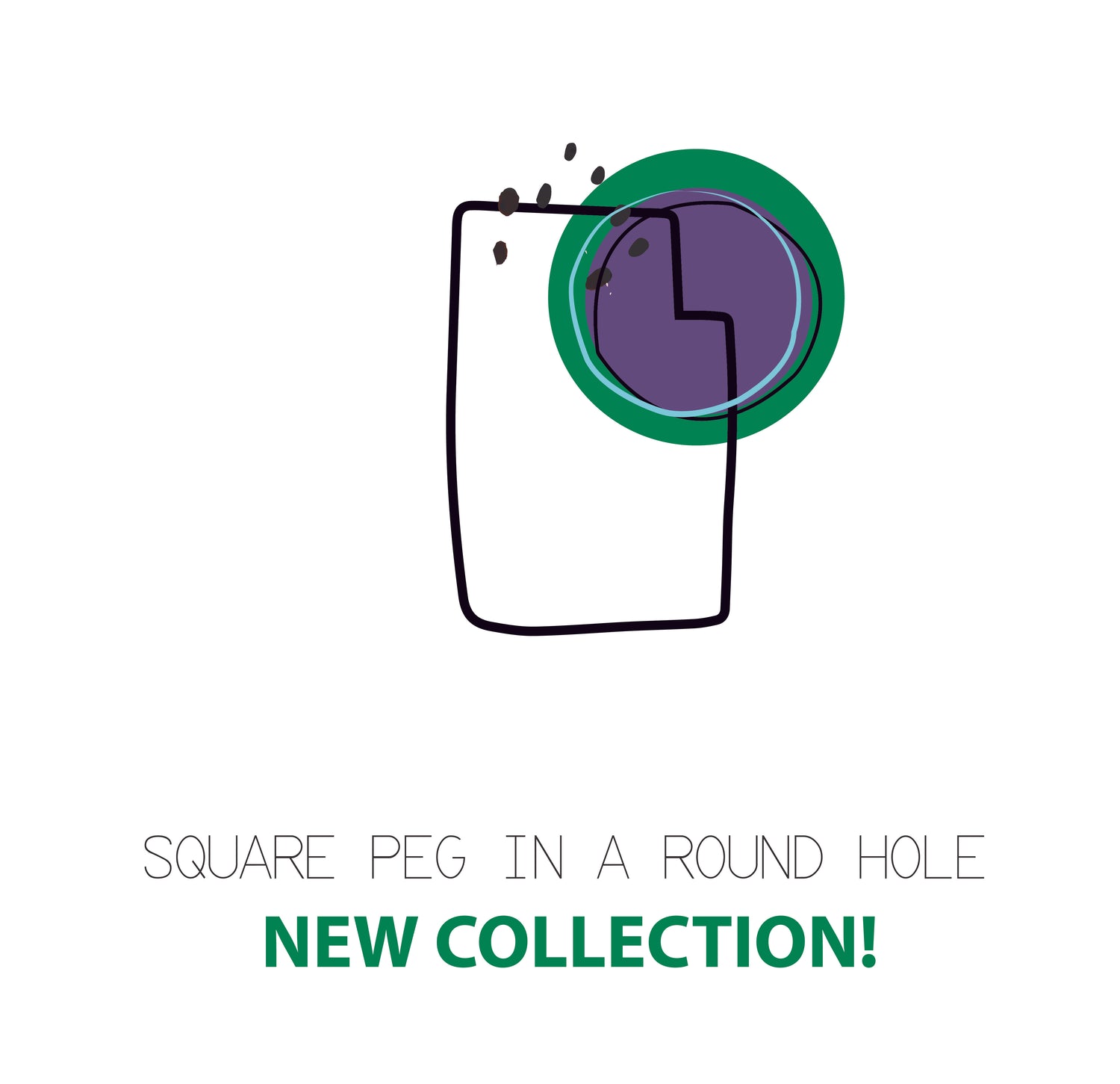 Square peg in a round hole