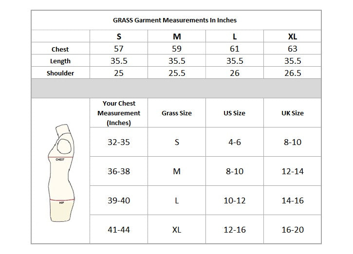 Very Loose Round Shirt Size Chart