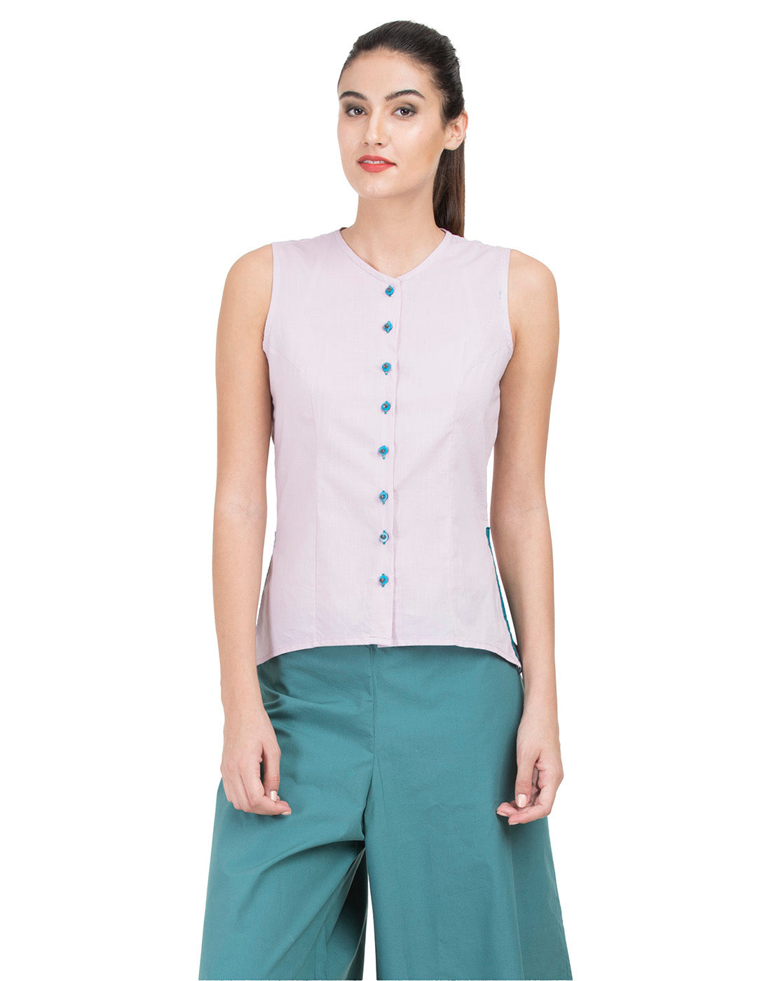 Blueberry Asymmetric Camisole