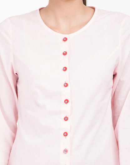 Strawberry Basic Office Shirt