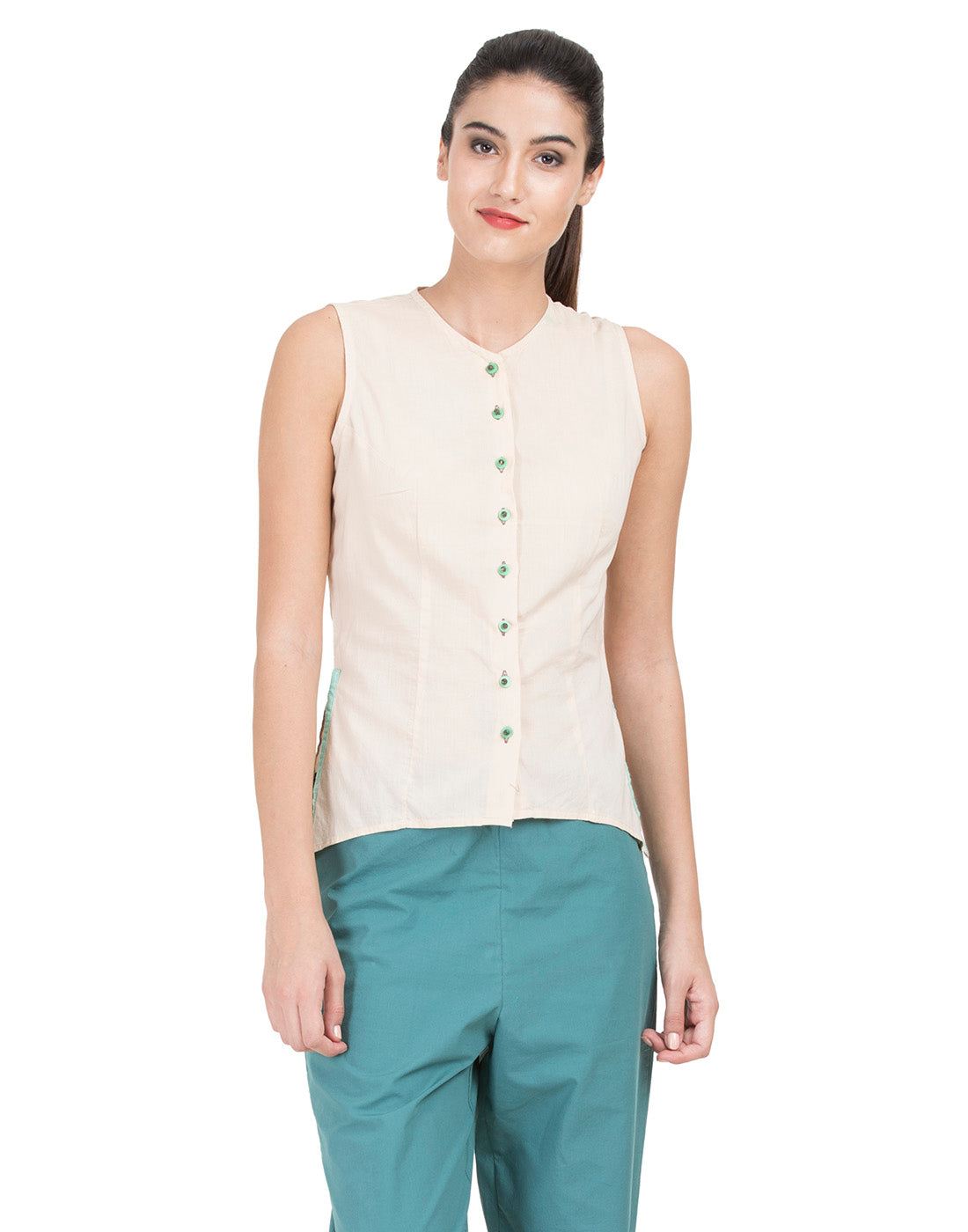 Custard Apple Asymmetric Camisole