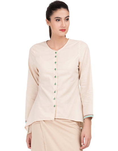 Custard Apple Basic Office Shirt