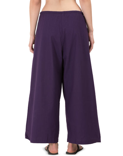 Purple Rampur Palazzo Pant