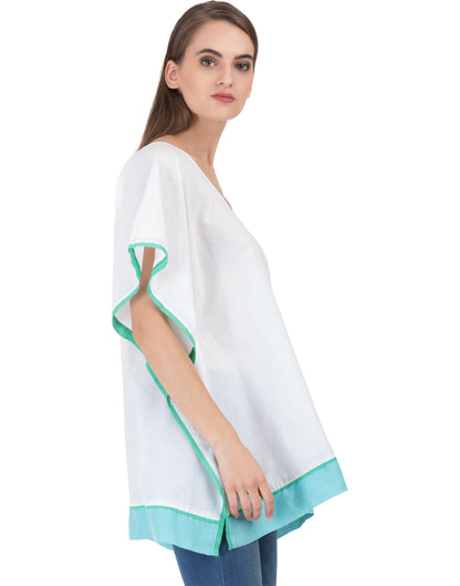 Litchi Bluecorn Poncho Kaftan