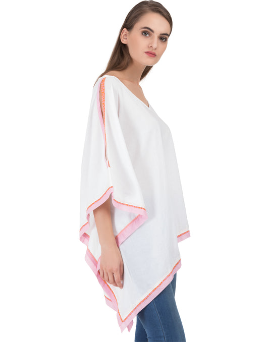 Litchi Carrot Asymmetric Kaftan