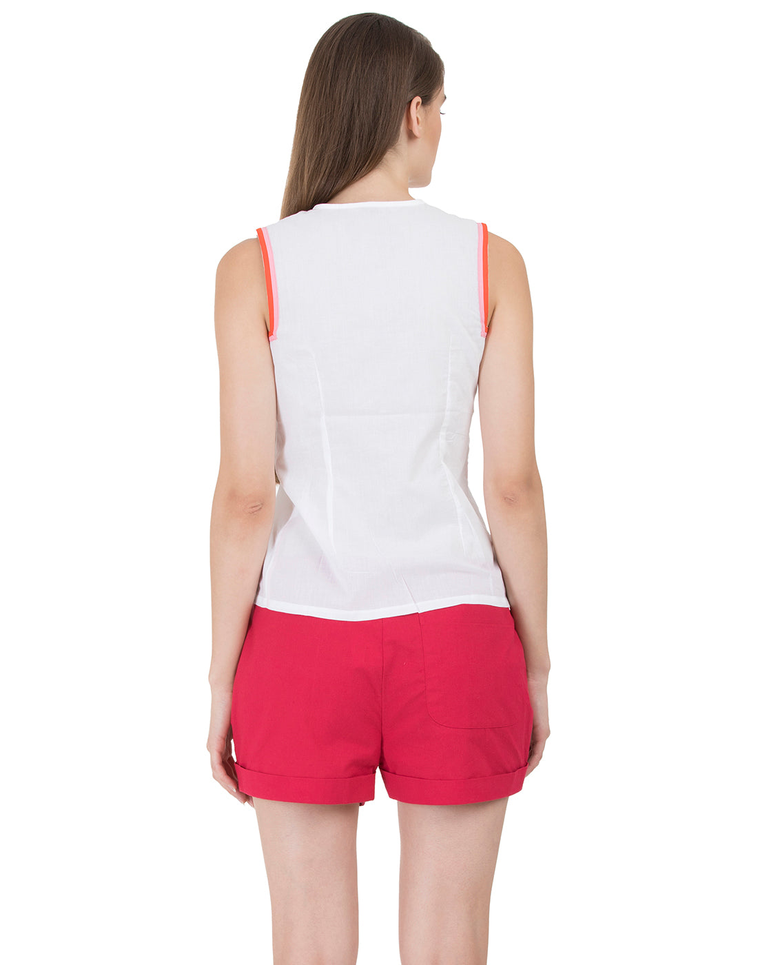 White+Pink Gurgaon Camisole