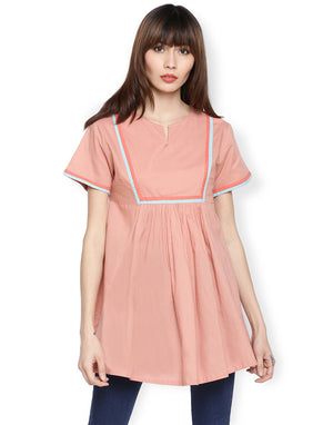 Grapefruit Yoke Tunic