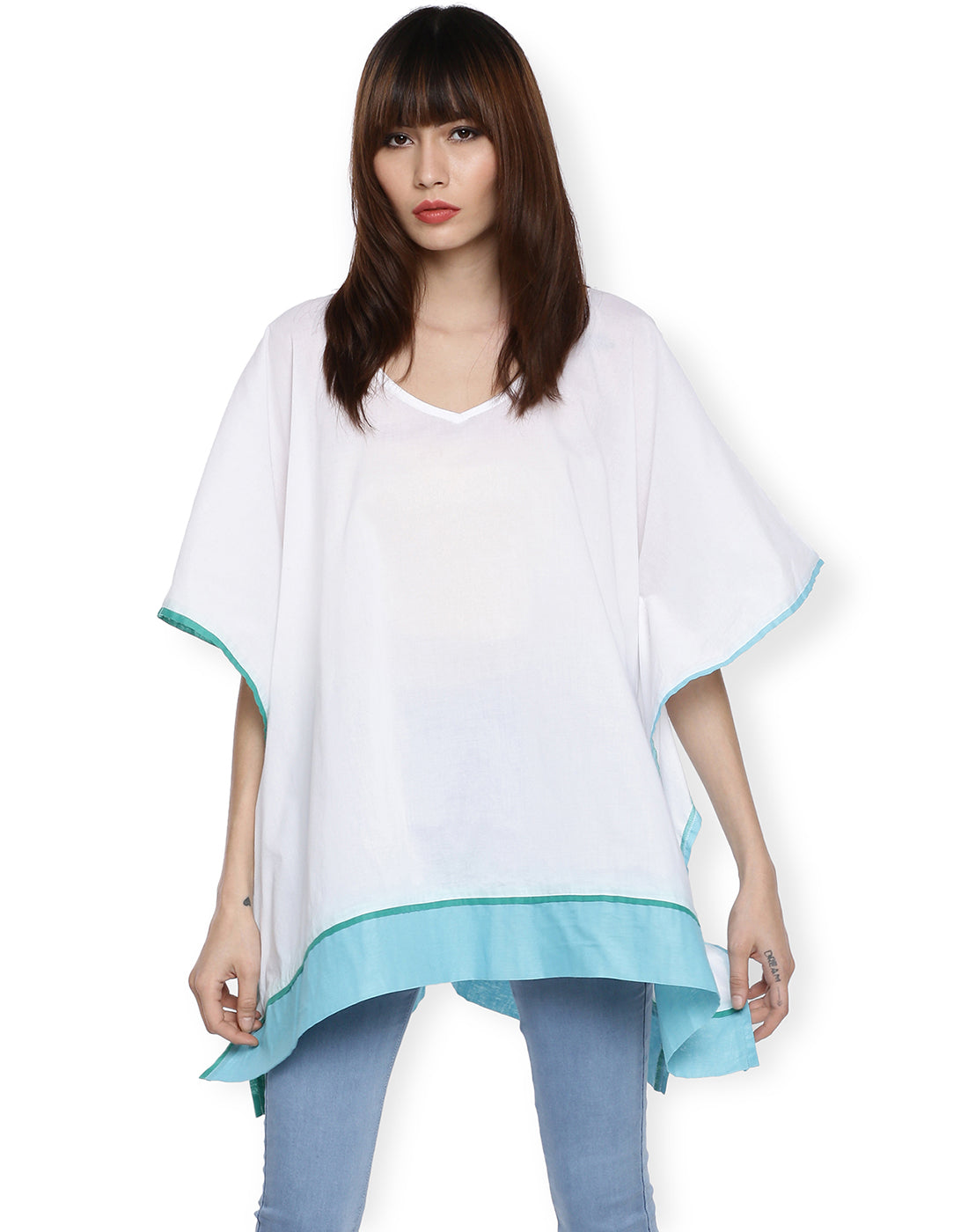 Litchi Bluecorn Square Kaftan