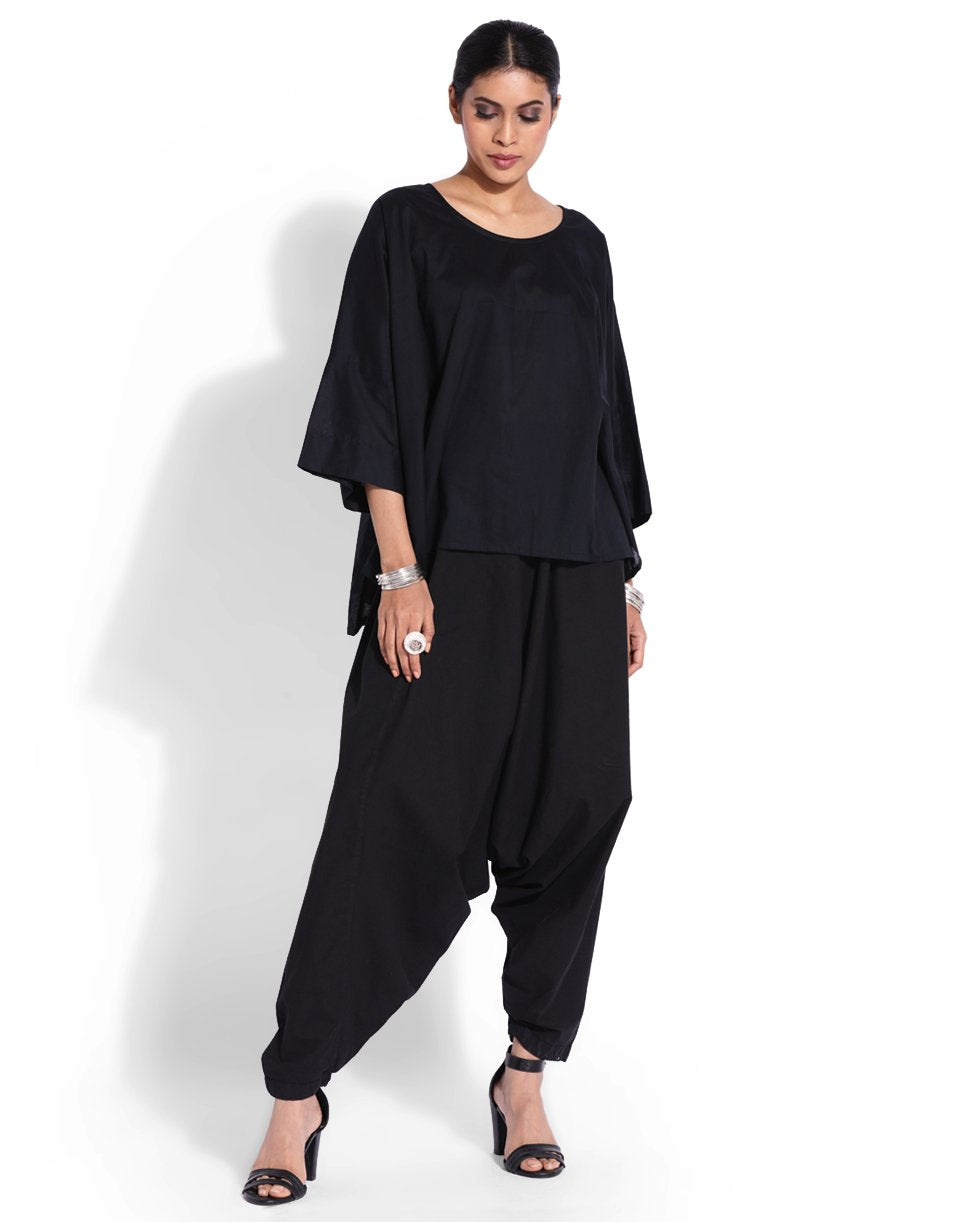 Black Bat Wing Kaftan