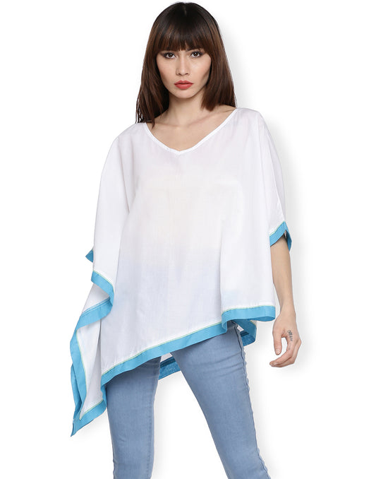 Litchi Bluecorn Asymmetric Kaftan