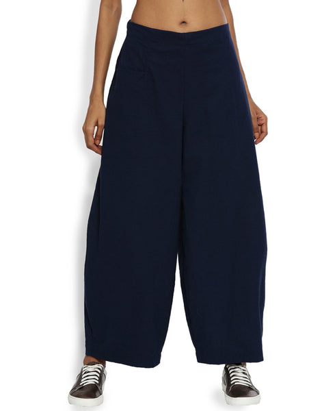 Navy Blue Cocoon Pant