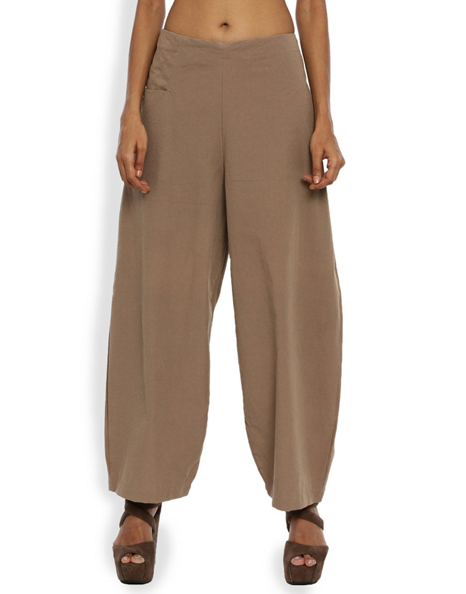 Brown Cocoon Pant