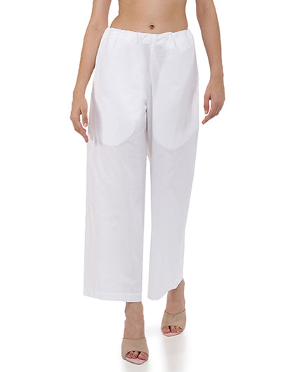 White Palazzo Pant