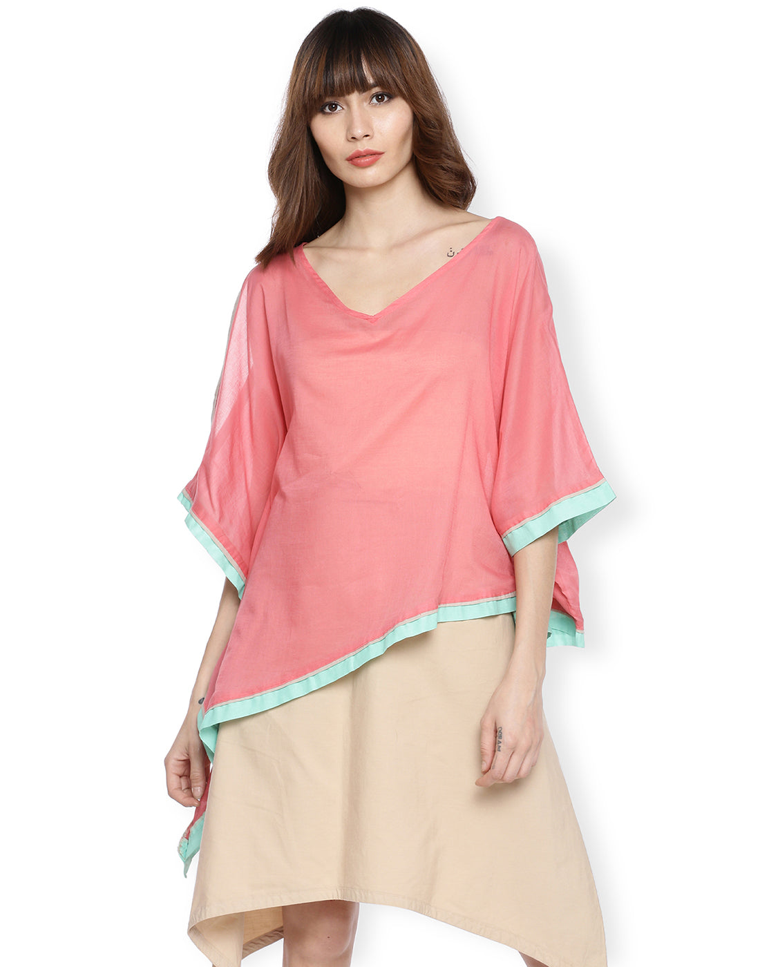 Kokum Asymmetric Kaftan