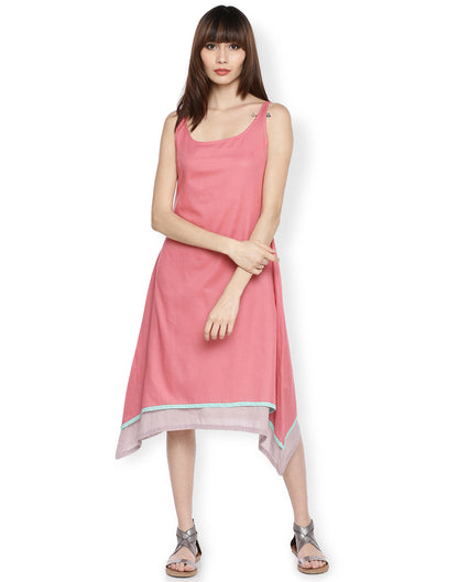 Kokum Layered Asymmetric Dress