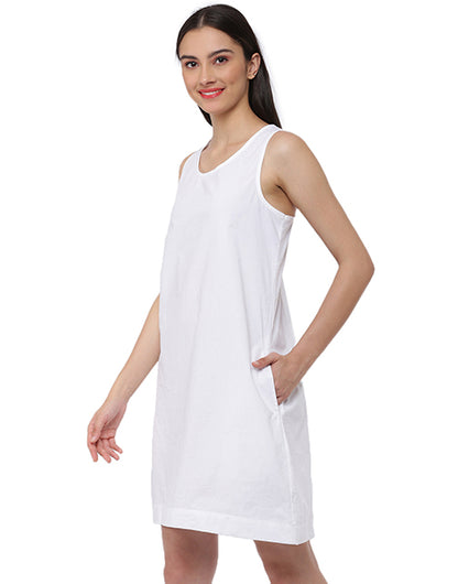 WHITE Shift Dress