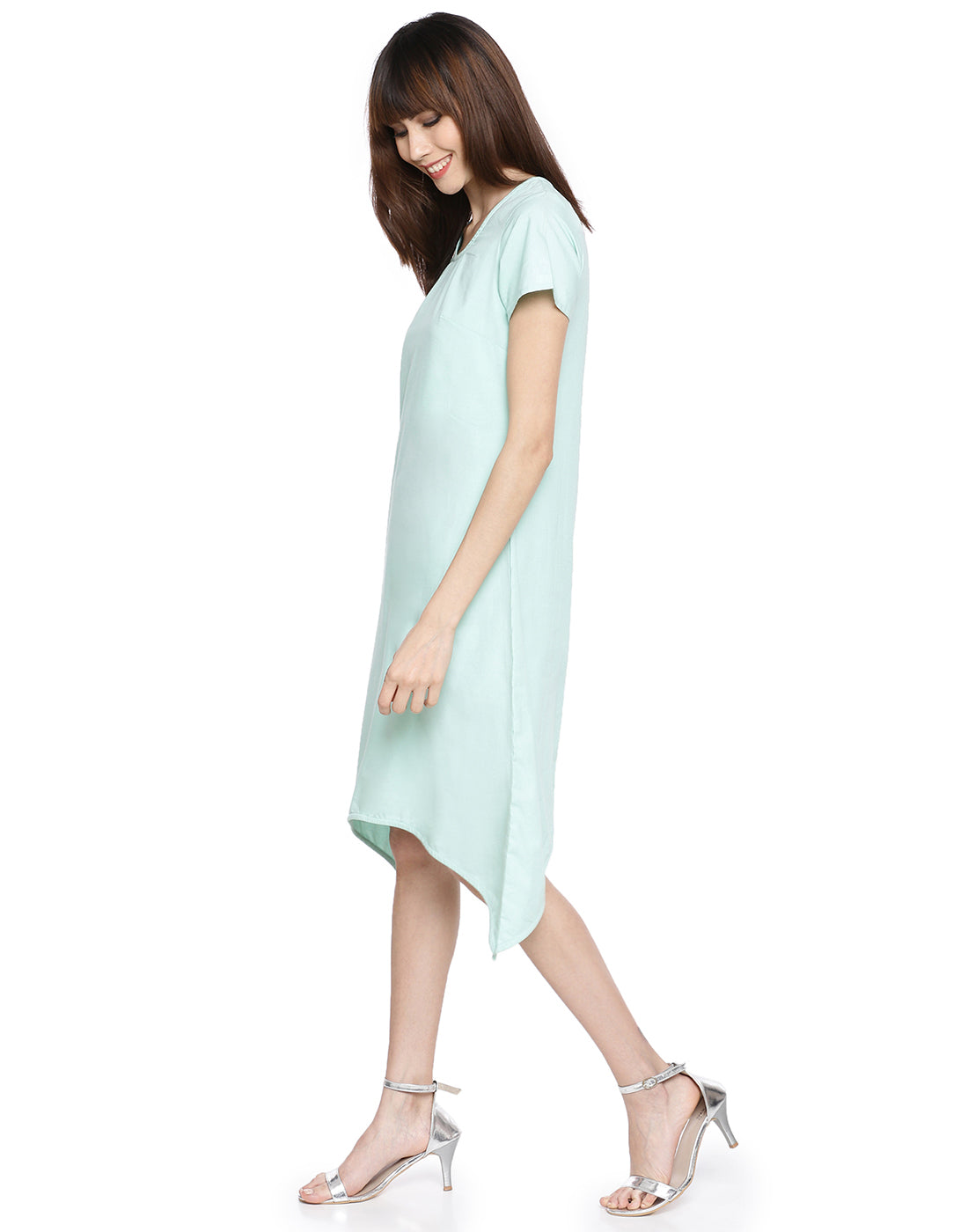 Kiwi Basic Asymmetric Dress