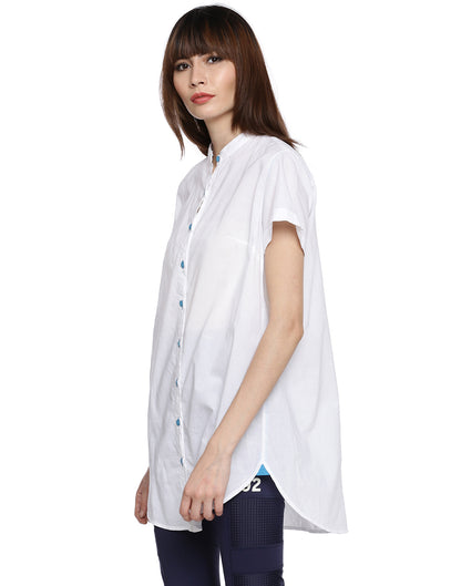 Litchi Bluecorn Boyfriend Shirt