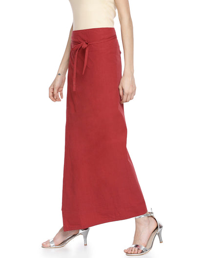 Cherry Asymmetric Wrap Skirt