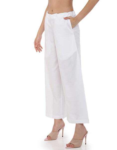 White Palazzo Pant