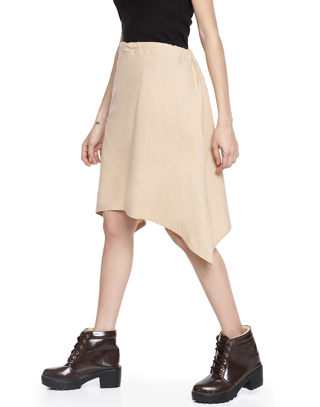 Naseberry Asymmetric Skirt