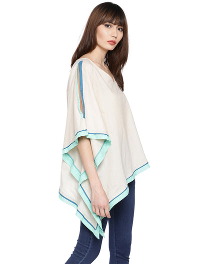 Custard Apple Asymmetric Kaftan