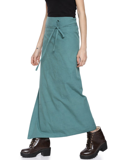 Bluecorn Asymmetric Wrap Skirt