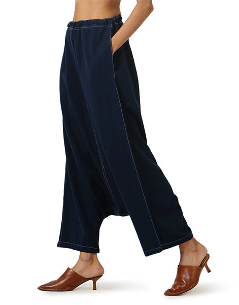 Dark Blue Zouave Khadi Jeans