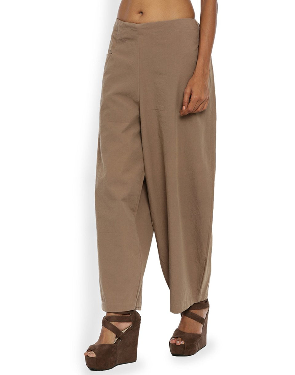 Brown Cocoon Pant