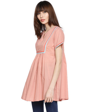 Grapefruit Yoke Tunic