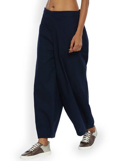 Navy Blue Cocoon Pant