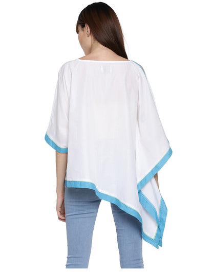 Litchi Bluecorn Asymmetric Kaftan