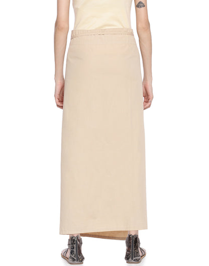 Naseberry Asymmetric Wrap Skirt