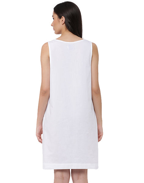 WHITE Shift Dress