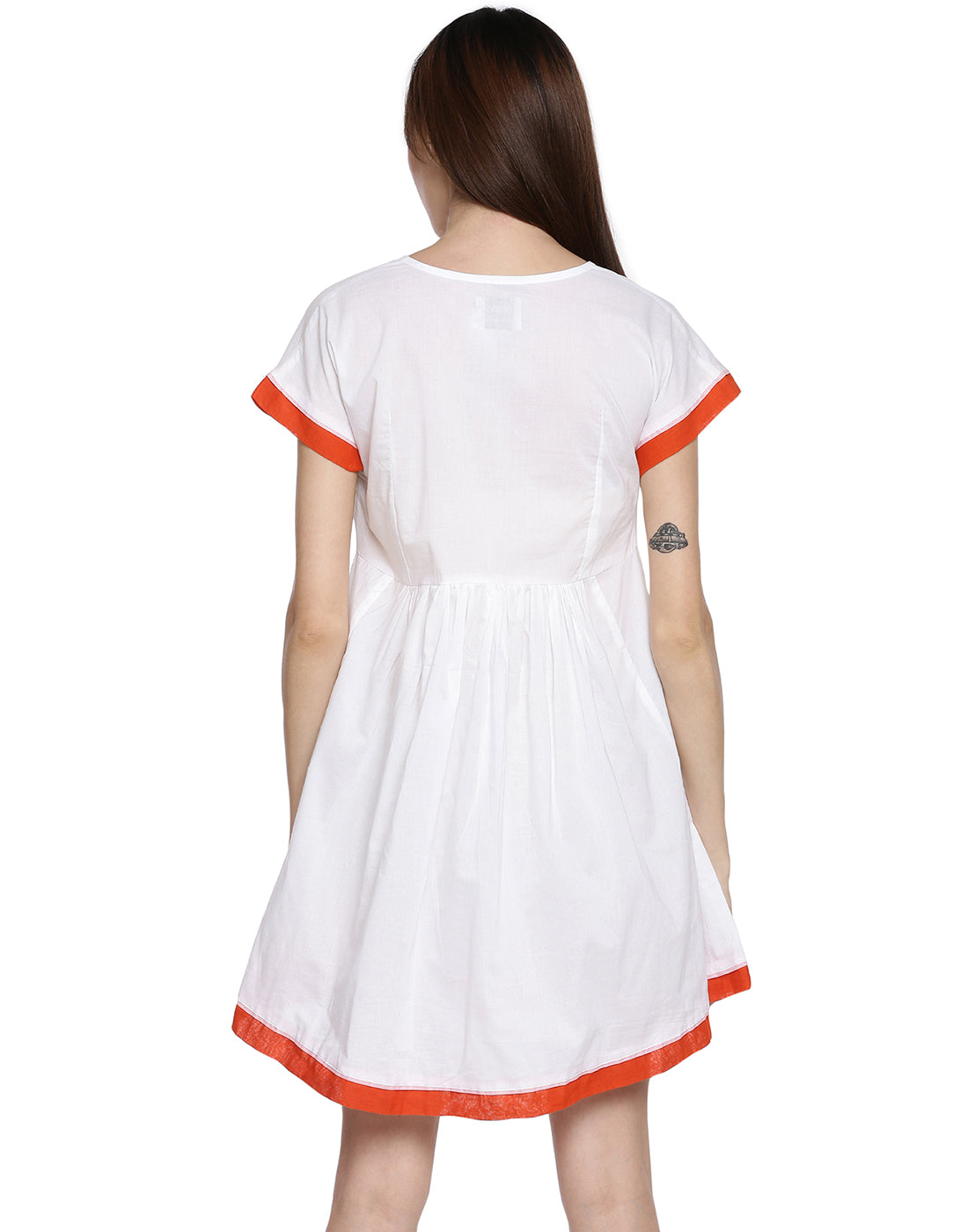 Litchi Orange Full Tunic