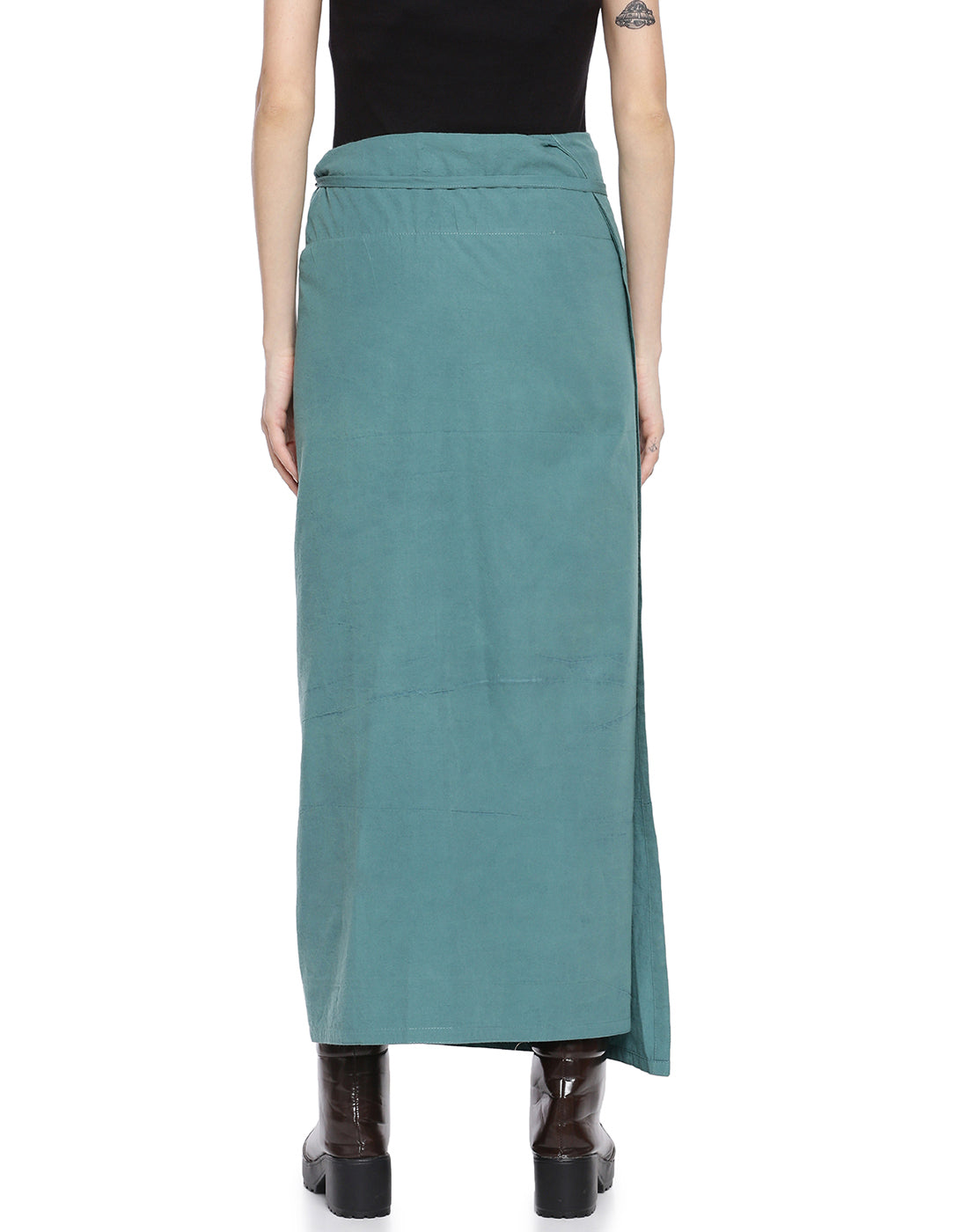 Bluecorn Asymmetric Wrap Skirt