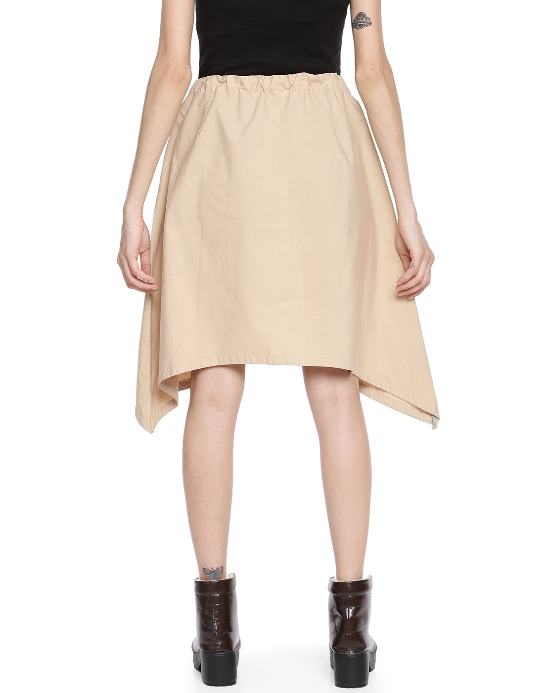 Naseberry Asymmetric Skirt