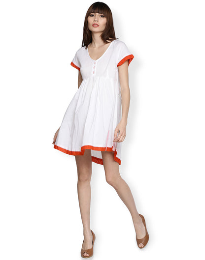 Litchi Orange Full Tunic