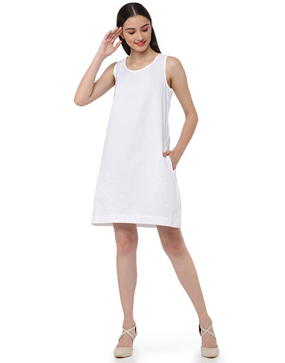 WHITE Shift Dress