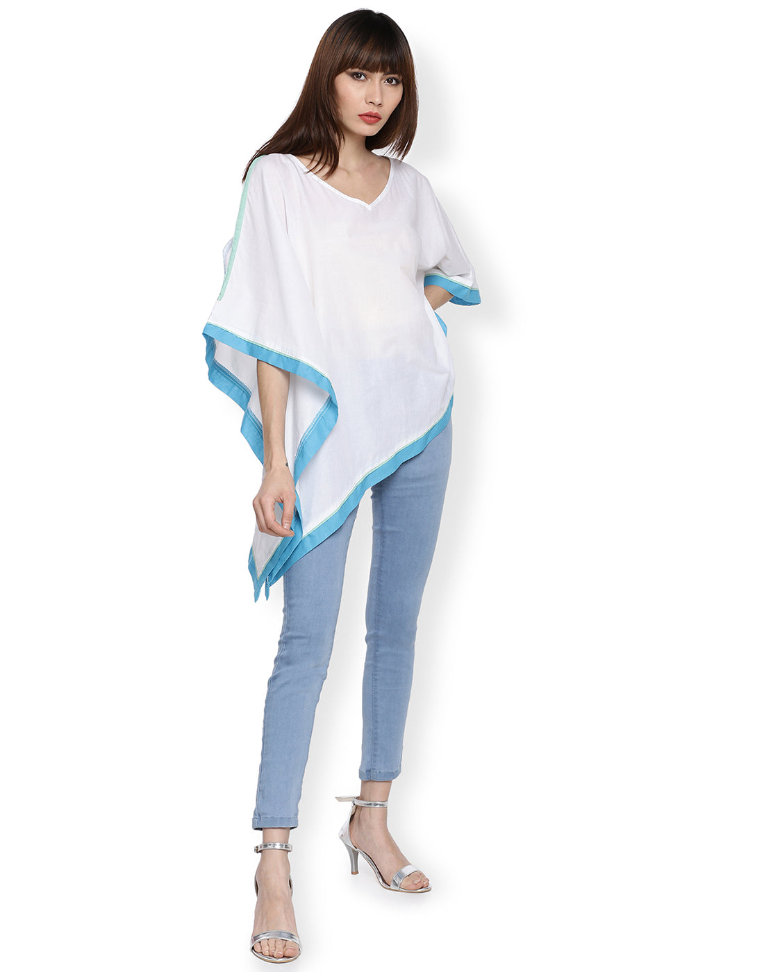 Litchi Bluecorn Asymmetric Kaftan