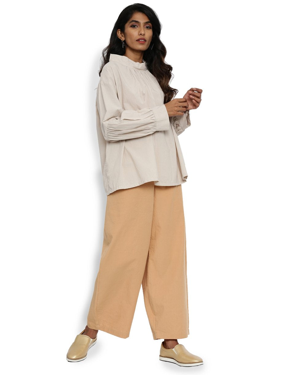 Beige Cocoon Pant